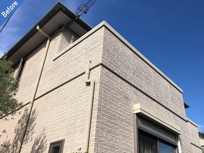 外壁塗装前の積水ハウスの窯業系サイディング