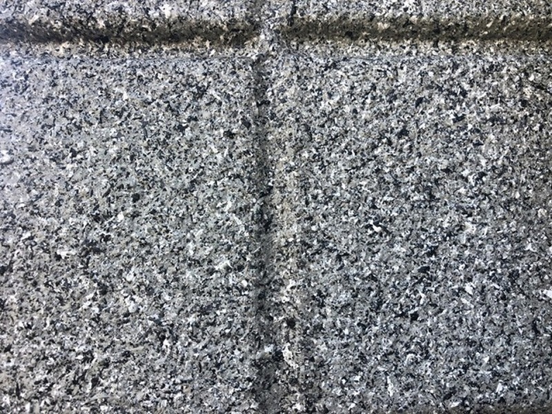 1階の多彩模様仕上げのALC