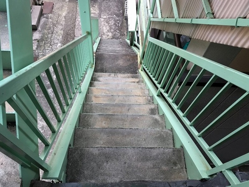 マンション階段の調査