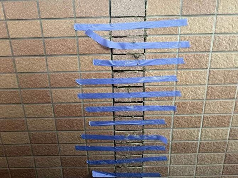 タイルの張り替え固定