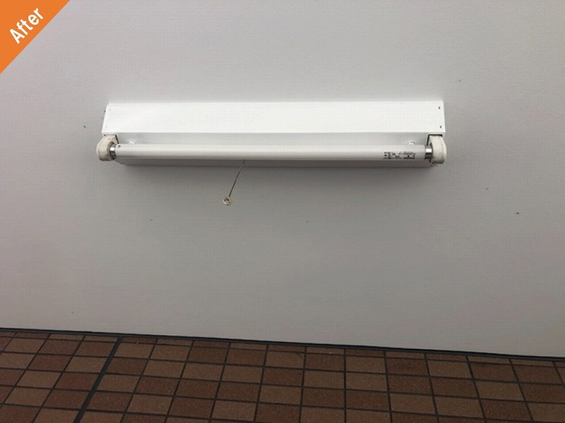 塗装工事後の共用部天井