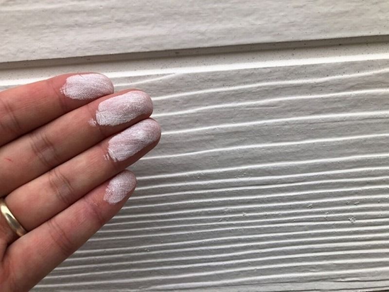 タマホームメンテナンスが必要な外壁の症状 チョーキング現象