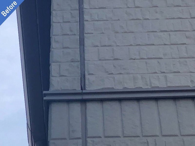 外壁塗装前のサイディング