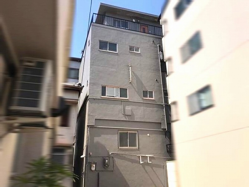 大阪市此花区の外壁補修・外壁塗装後のマンション