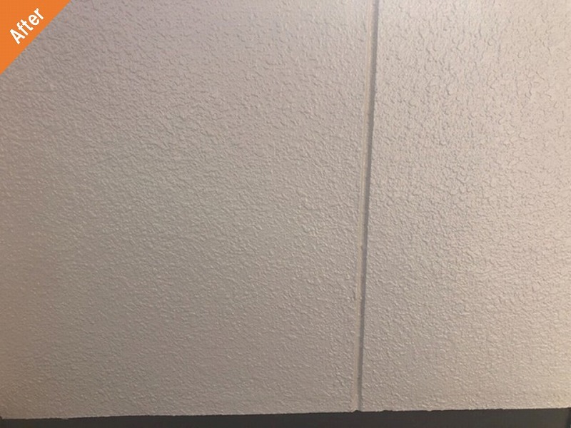 塗装工事後のマンション外壁の目地