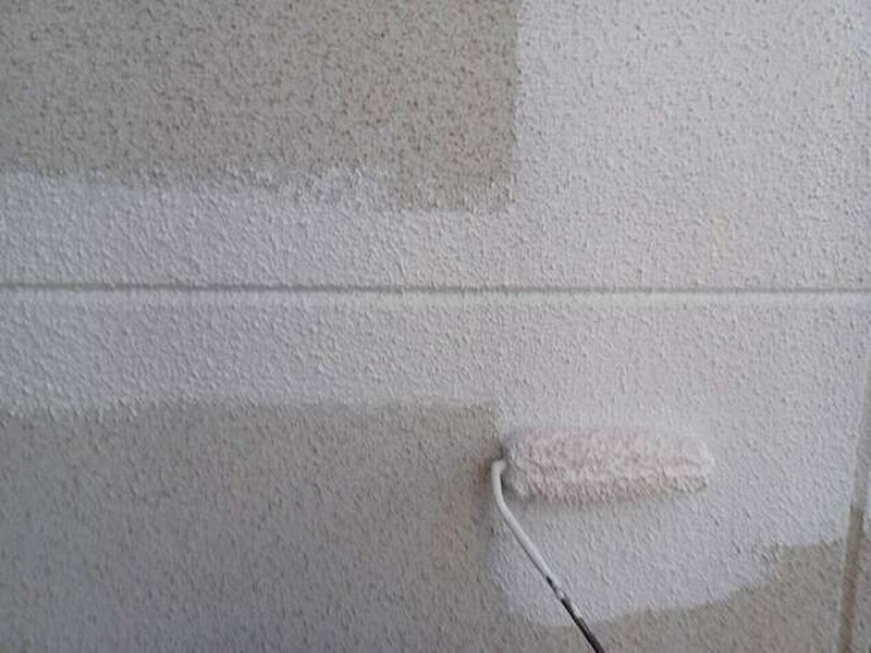 ALC外壁の下塗り