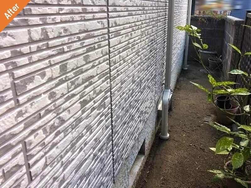 外壁塗装後の窯業系サイディング