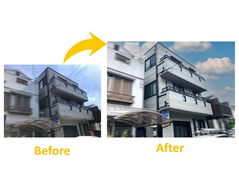 築24年のパナホームで雨漏りを改善した施工事例（ビフォーアフター）