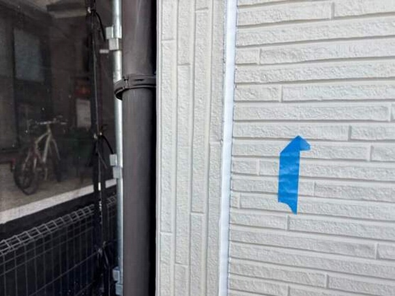 コーキング撤去打ち替え後の目地