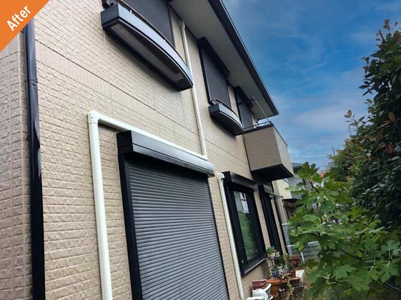 外壁塗装後の積水ハウスの窯業系サイディング