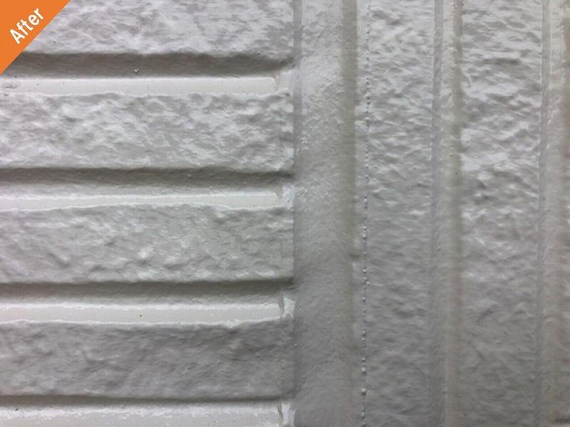 外壁塗装後の目地