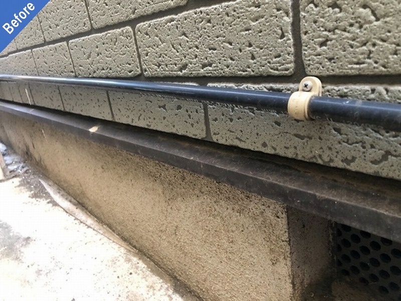 外壁塗装前の水切り