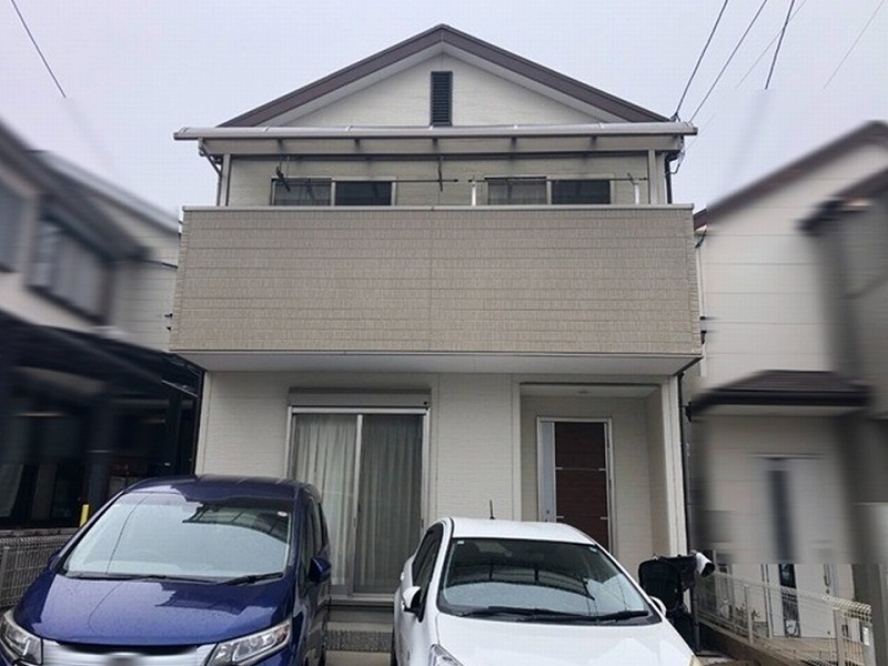 堺市の外壁塗装の現地調査に伺った戸建て住宅