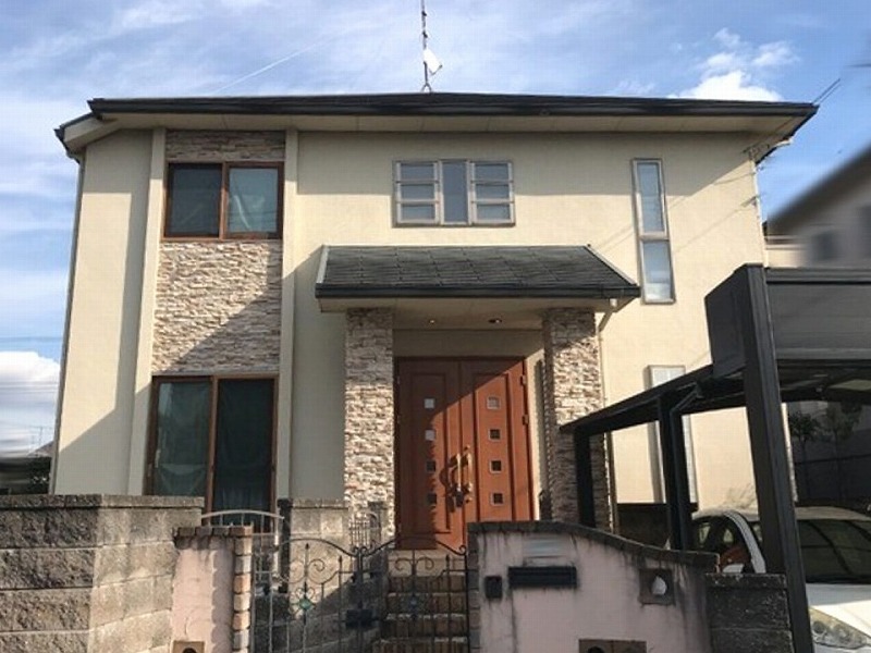 屋根・外壁塗装工事の現調調査に伺った南河内郡太子町の住友林業の住宅