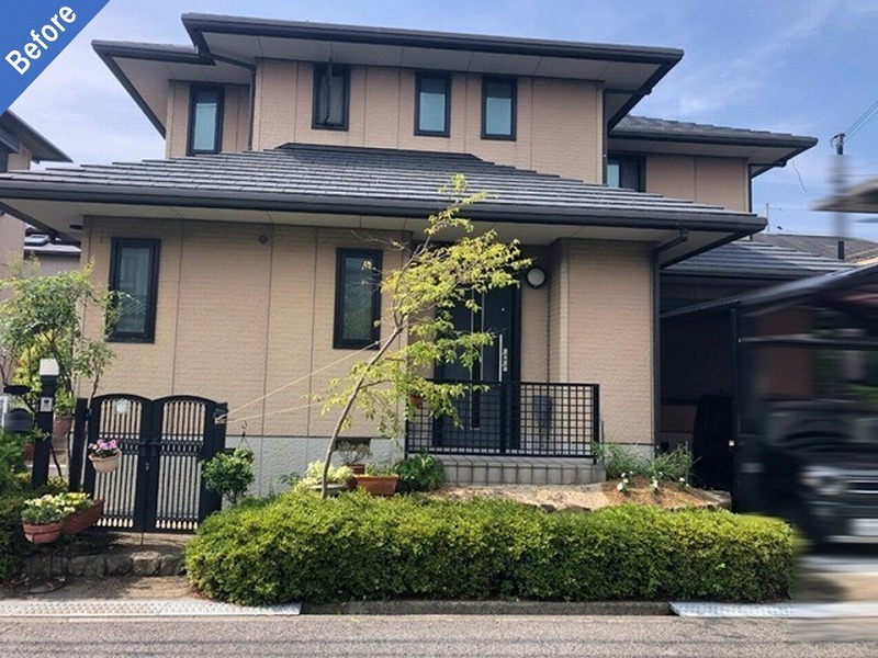 外壁塗装前の積水ハウス