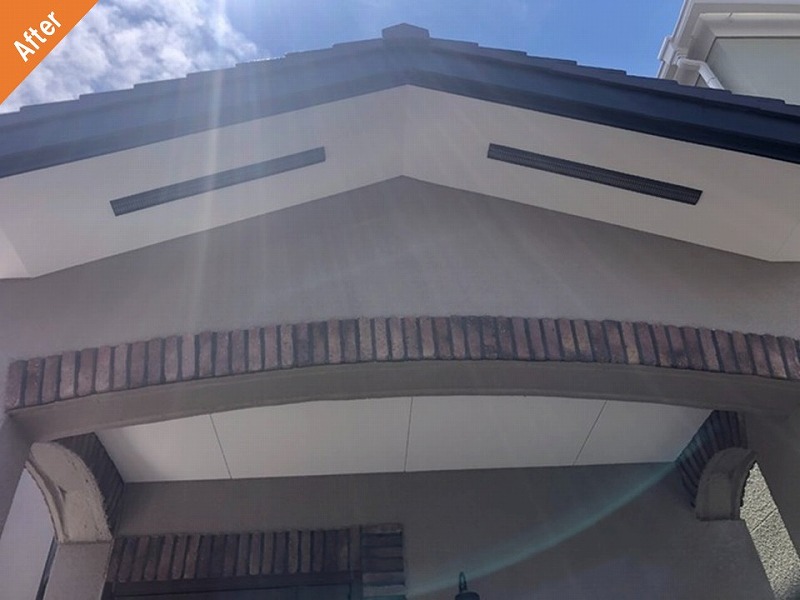 外壁塗装後の軒天