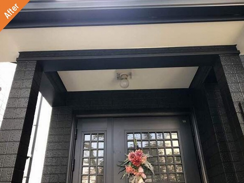 外壁塗装後の軒天