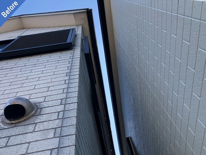 外壁塗装前の窯業系サイディング