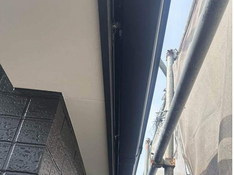 雨樋交換後の軒樋