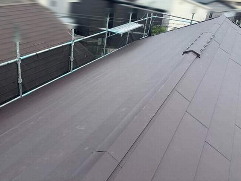 屋根カバー工法完工