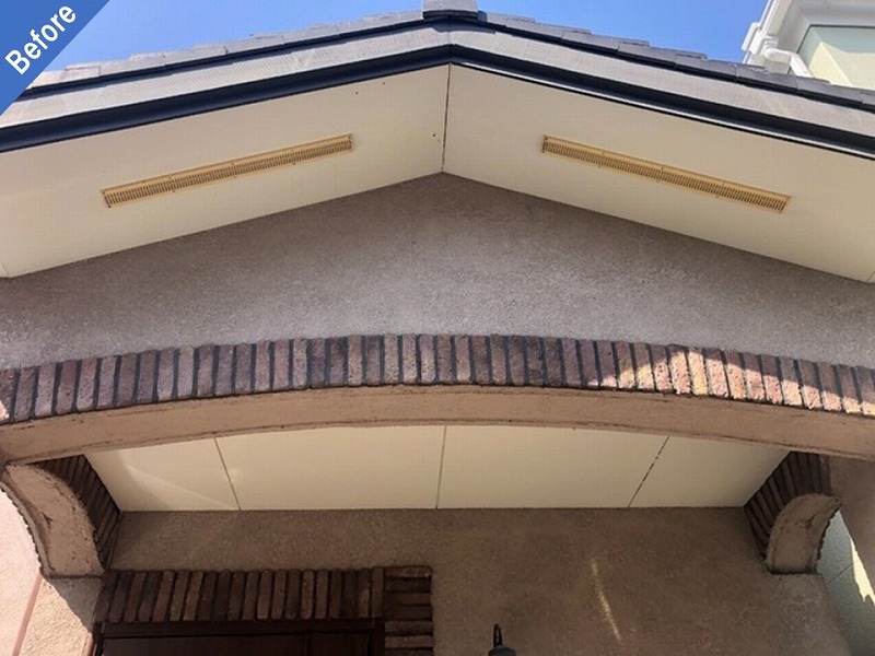 外壁塗装前の軒天