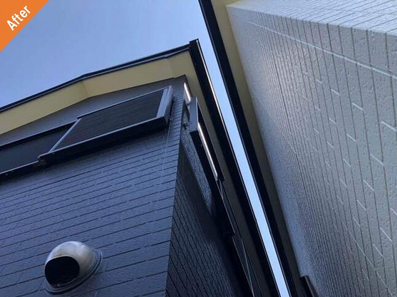 外壁塗装後の窯業系サイディング