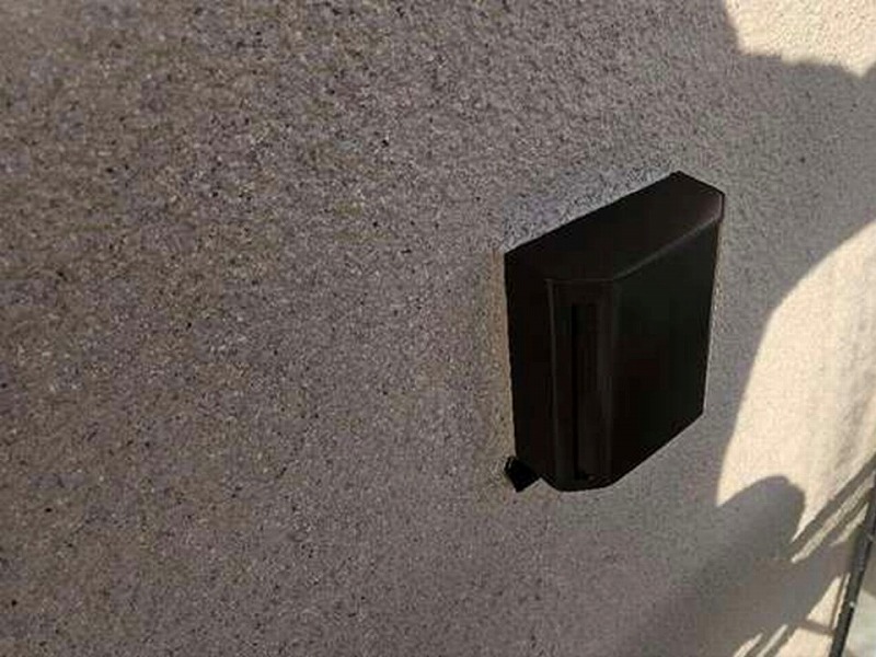 塗装後の付帯部