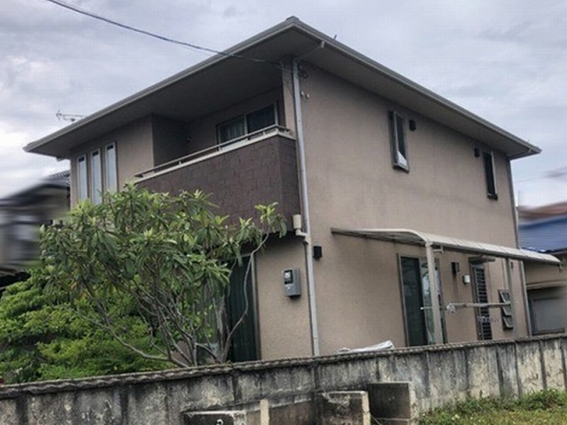 住友林業のシーサンドコート仕上げの外壁