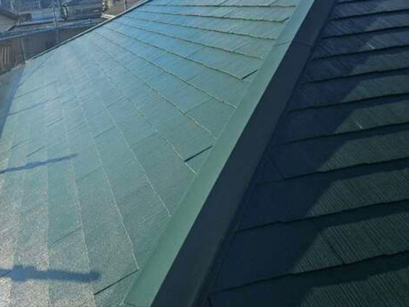 塗装後の住友林業のスレート瓦