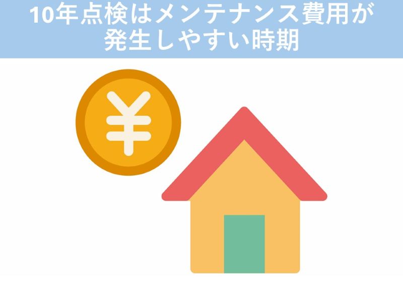 10年点検はメンテナンス費用が発生しやすい時期