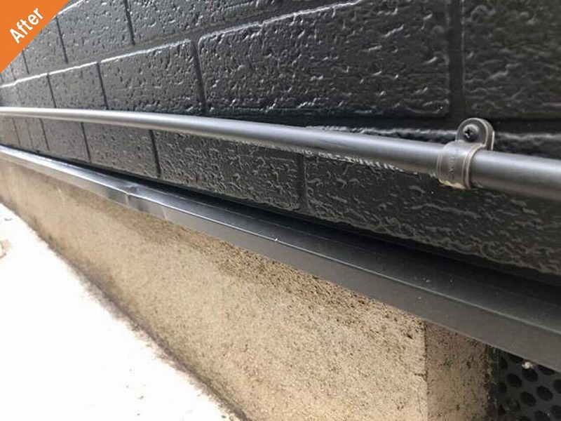 外壁塗装後の水切り