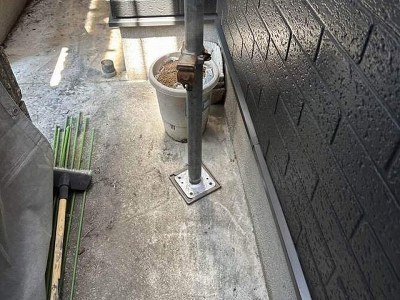 塗装後の水切り