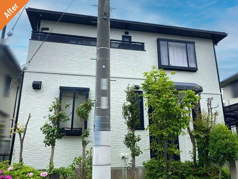 外壁塗装後のセキスイハイム