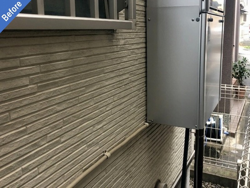 外壁塗装前のサッシ廻りの難付着サイディング