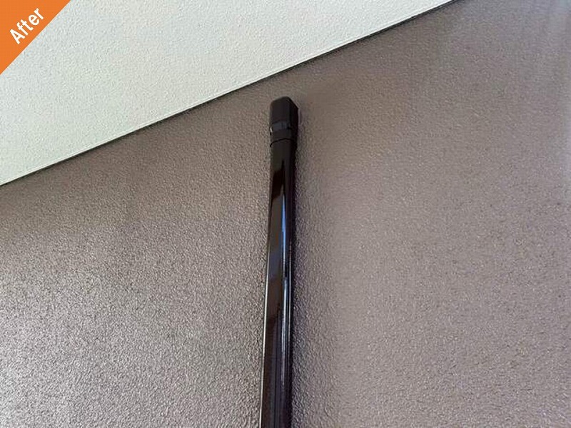 外壁塗装後のスリムダクト