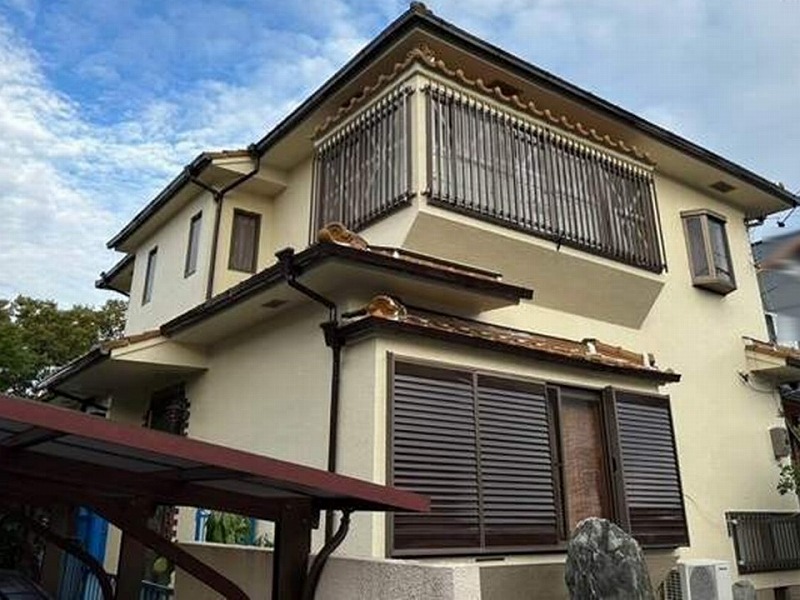 足場解体後の全景