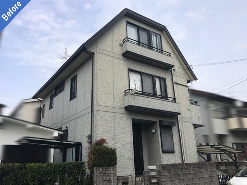 外壁塗装前の大和ハウス