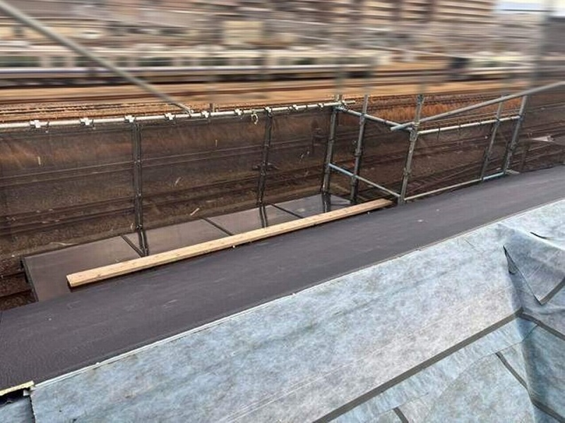 スーパーガルテクトの取り付け