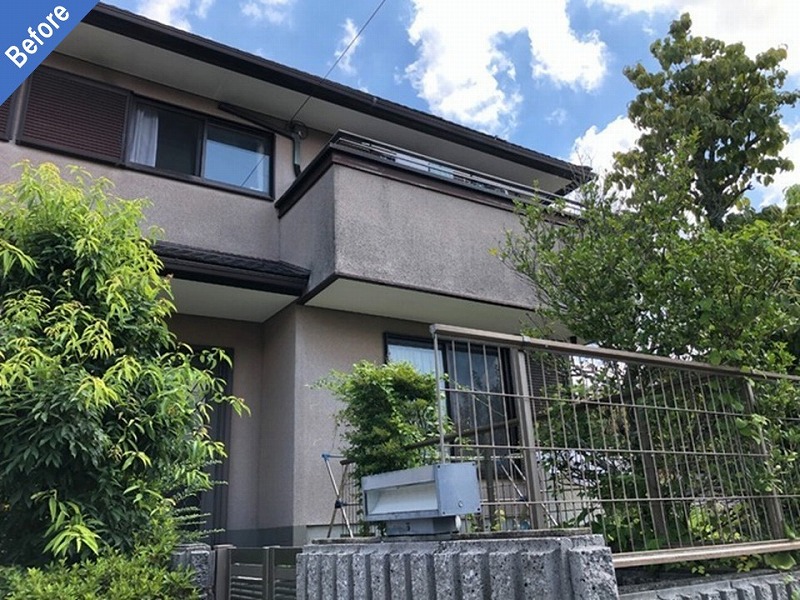 外壁塗装前の積水ハウス