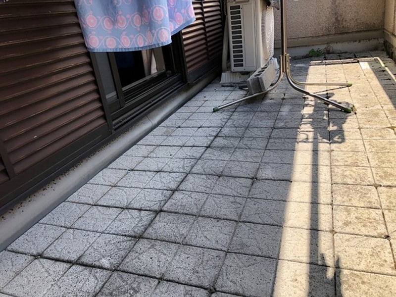 ベランダの調査