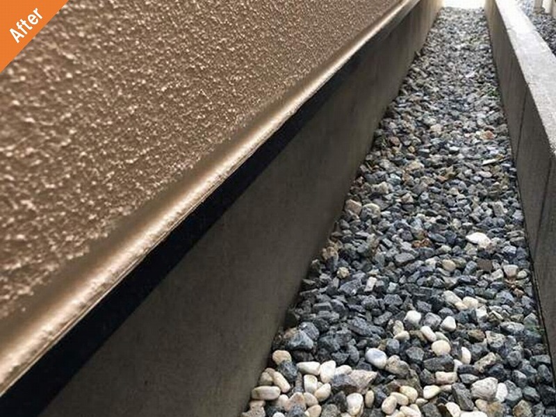 外壁塗装後の水切り