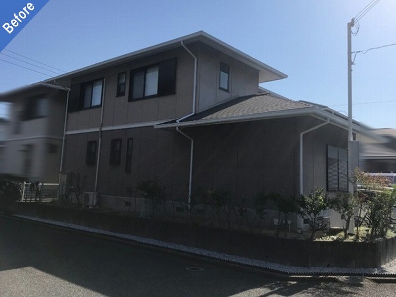 外壁塗装前の大和ハウス