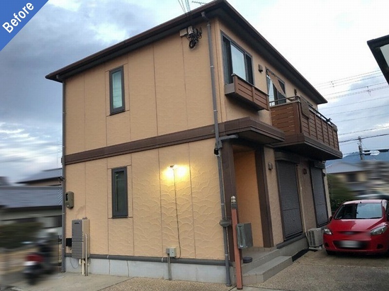 南河内郡河南町の外壁塗装前の大和ハウス