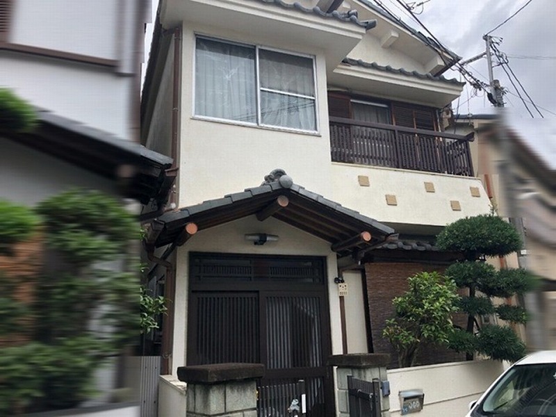 八尾市の雨漏り調査に伺った住宅