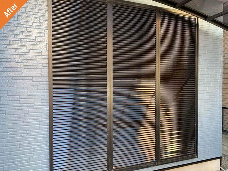 塗装工事後の雨戸