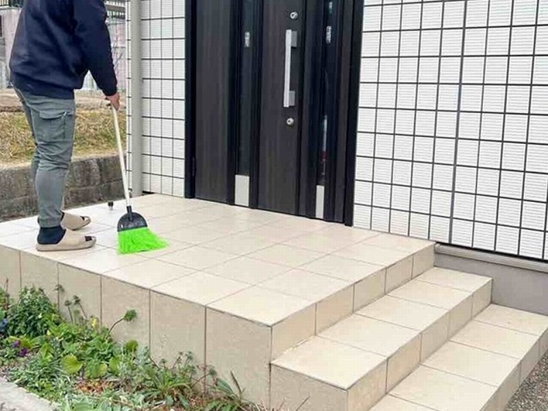 解体後の清掃