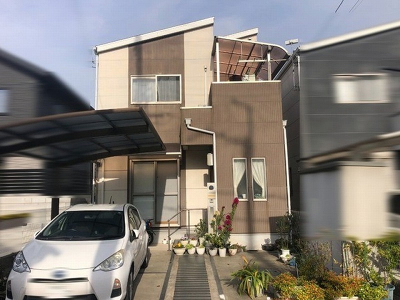 羽曳野市のご紹介で外壁塗装のご相談をいただいた築18年住宅