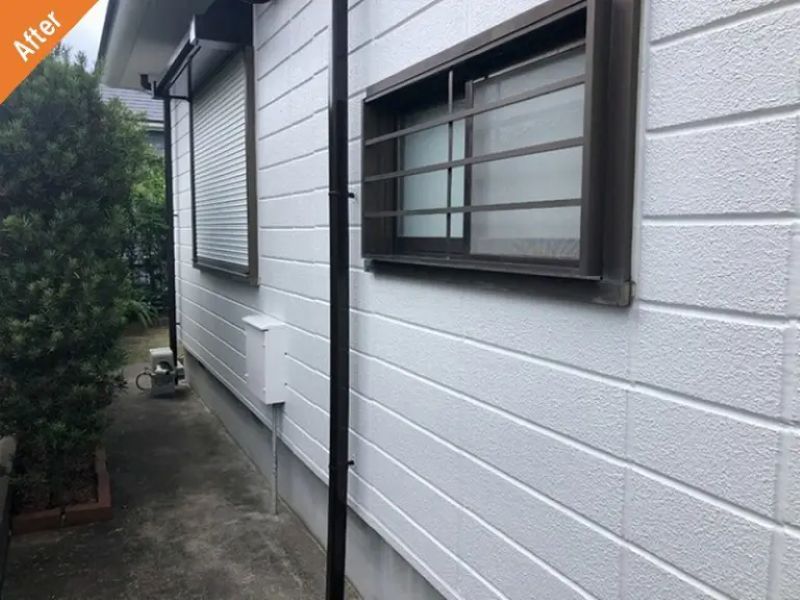 外壁の仕上がり