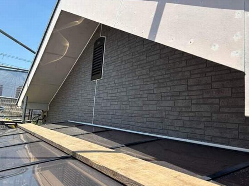シーリング工事後の屋根廻り