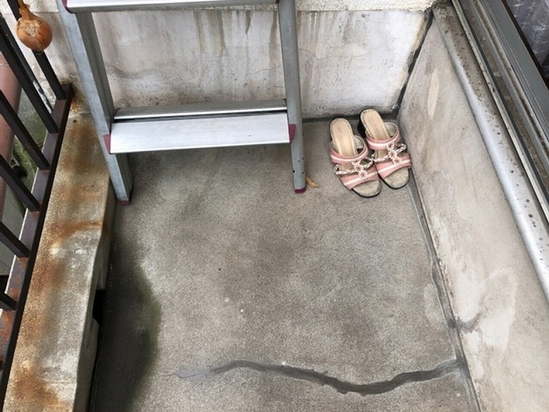 ベランダの調査